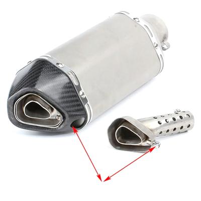 Universal Front Mid End Catalyst Db Killer For Motorcycle Exhaust Muffler Silencer Noise Sound Eliminator