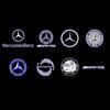 Car Sticker For Mercedes Benz 2PCS Original Car Door Welcome Light LED Auto Badge Projector Lamp For Mercedes Benz AMG Maybach W