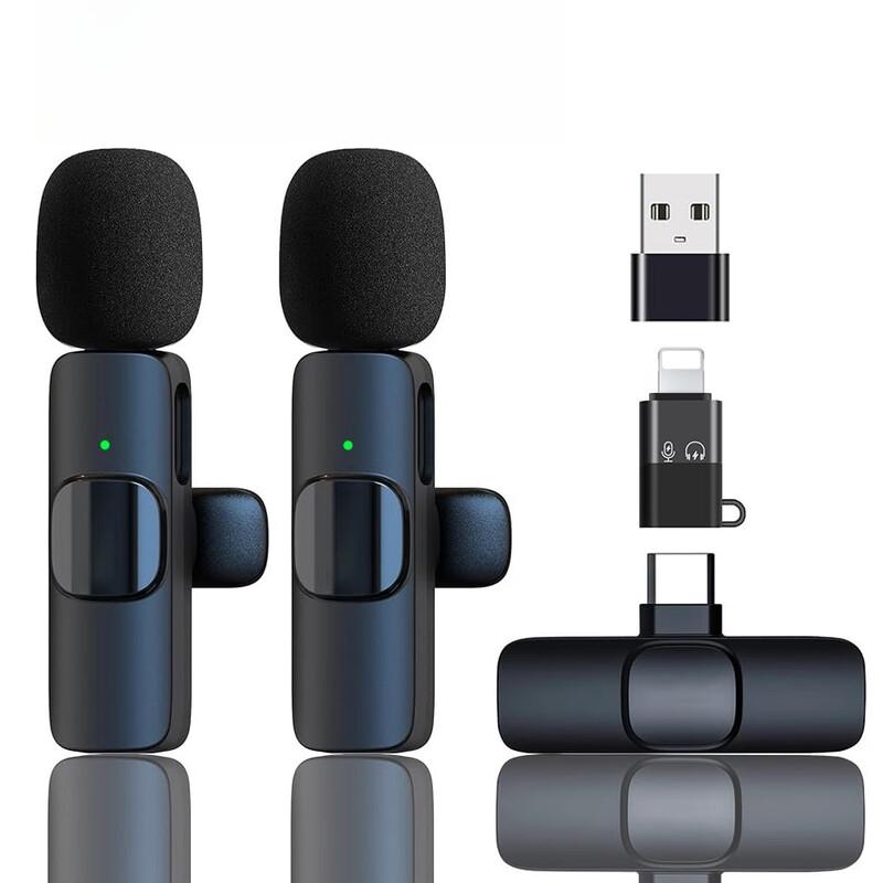 Lilang K11 Çift Kablosuz Yaka Mikrofonu