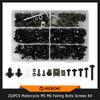 Kit di Viti e Bulloni per Carene Moto M5 M6 da 253 Pezzi Per Aprilia RSV4 Tuono V4 Tuareg 660 RS 660 Shiver 900 Dorsoduro 900 Mana 850