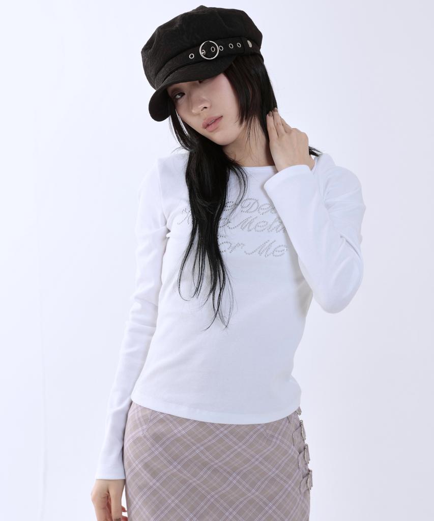 Leoninghai Hotfix Lettering L/S Tee [White]