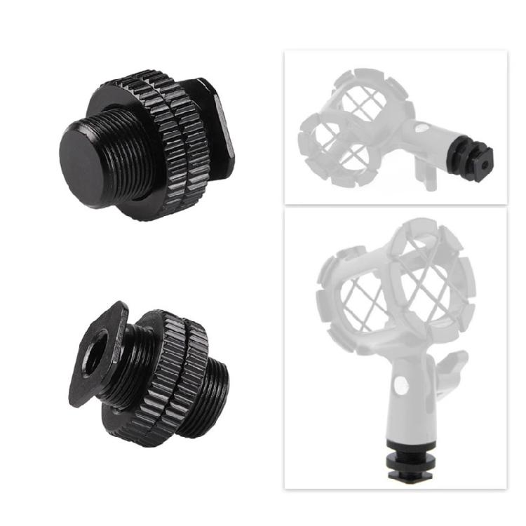 1/4 To 5/8 Female To Male Double Layer Thread Screw Mount Adapter Tripod Plate Screw Mount for Camera Flash Tripod Mic