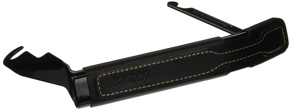 Kijima Knee Grip Bar Black Base Leather Type Black HD-05079