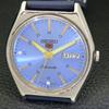 VINTAGE SEIKO 5 AUTOMATIC 6309A JAPAN MENS SKY BLUE COLOR DIAL WATCH a500835-5 R154-a500835