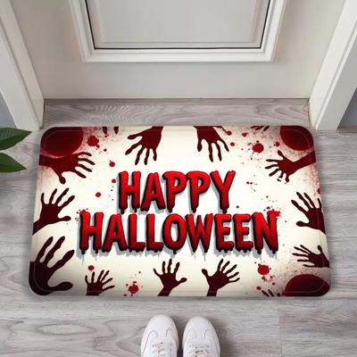 Halloween Carpet, Entrance Door, Foyer, Floor Mat, Bedroom, Bathroom, Festival Set, Scream Mat, Home Decoration