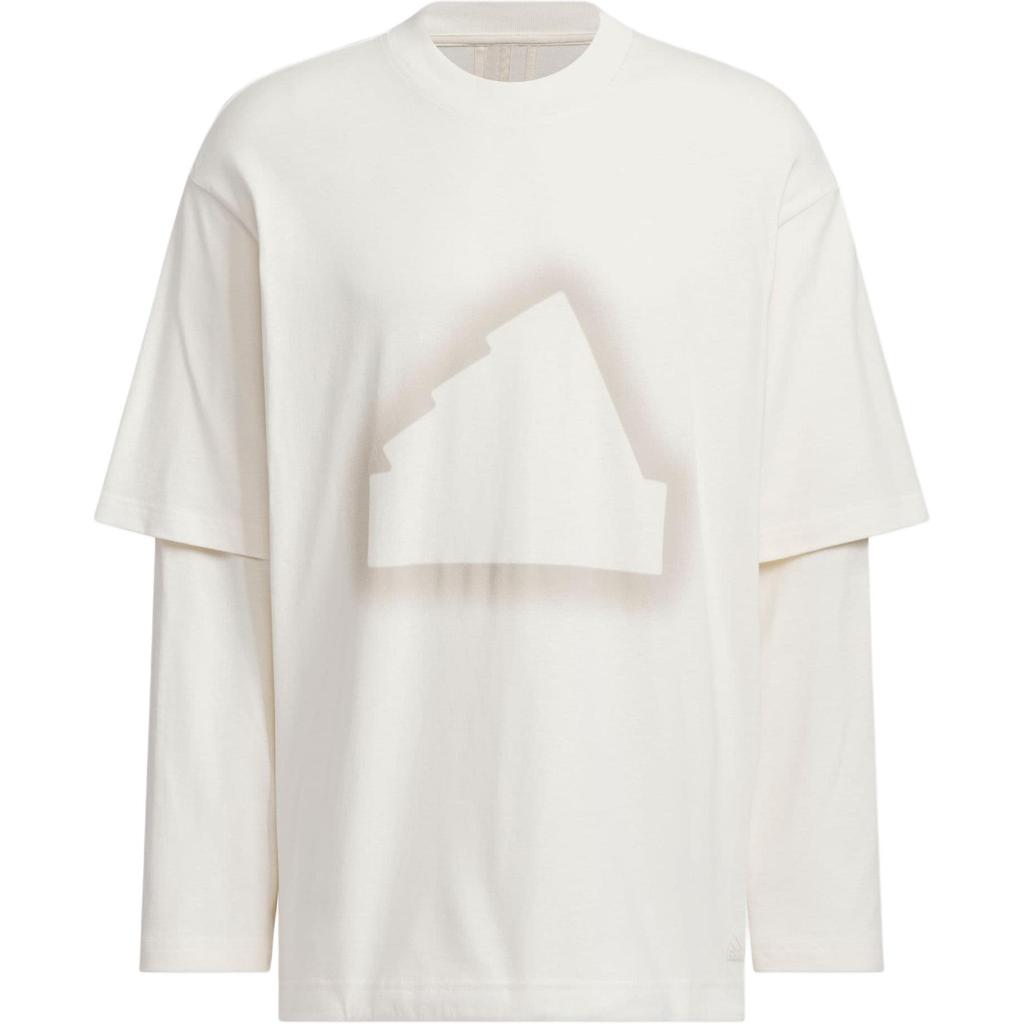 Adidas Future Style Long-Sleeve Top Men Tops Pink White JI9879