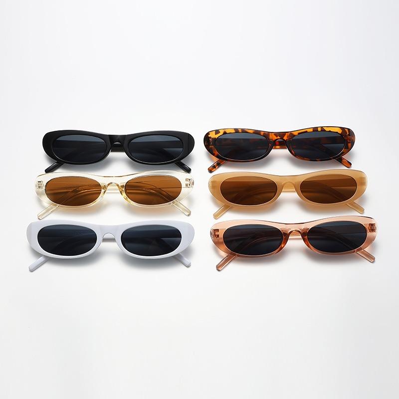 Retro Oval Frame Sunglasses Women Brand Designer Vintage Sun Glasses Female Personality Trendy Shades Glasses Oculos De Sol