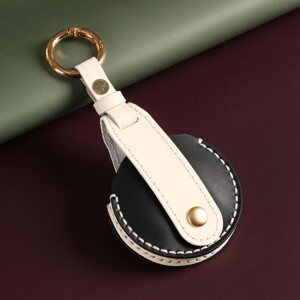GUSHIBEI Genuine Leather Car Key Case Cover For Mercedes Benz SMART