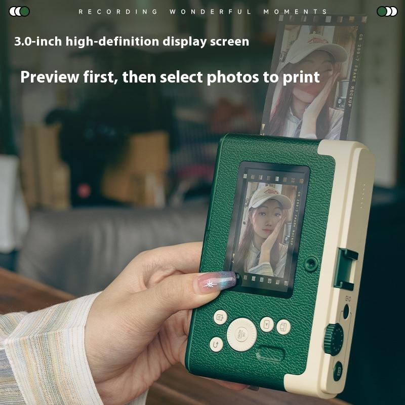 Nouă Cameră Instantanee Shoot-and-Go Imprimare Color Mini Cameră Digitală Instantanee Exterior Călătorie Pentru Cameră Chuzhao Fotografie 3 Inci