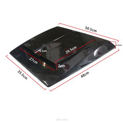 Universal Car Exterior Hood Vent Scoop Cover Air Intake Grille Inlet Trim