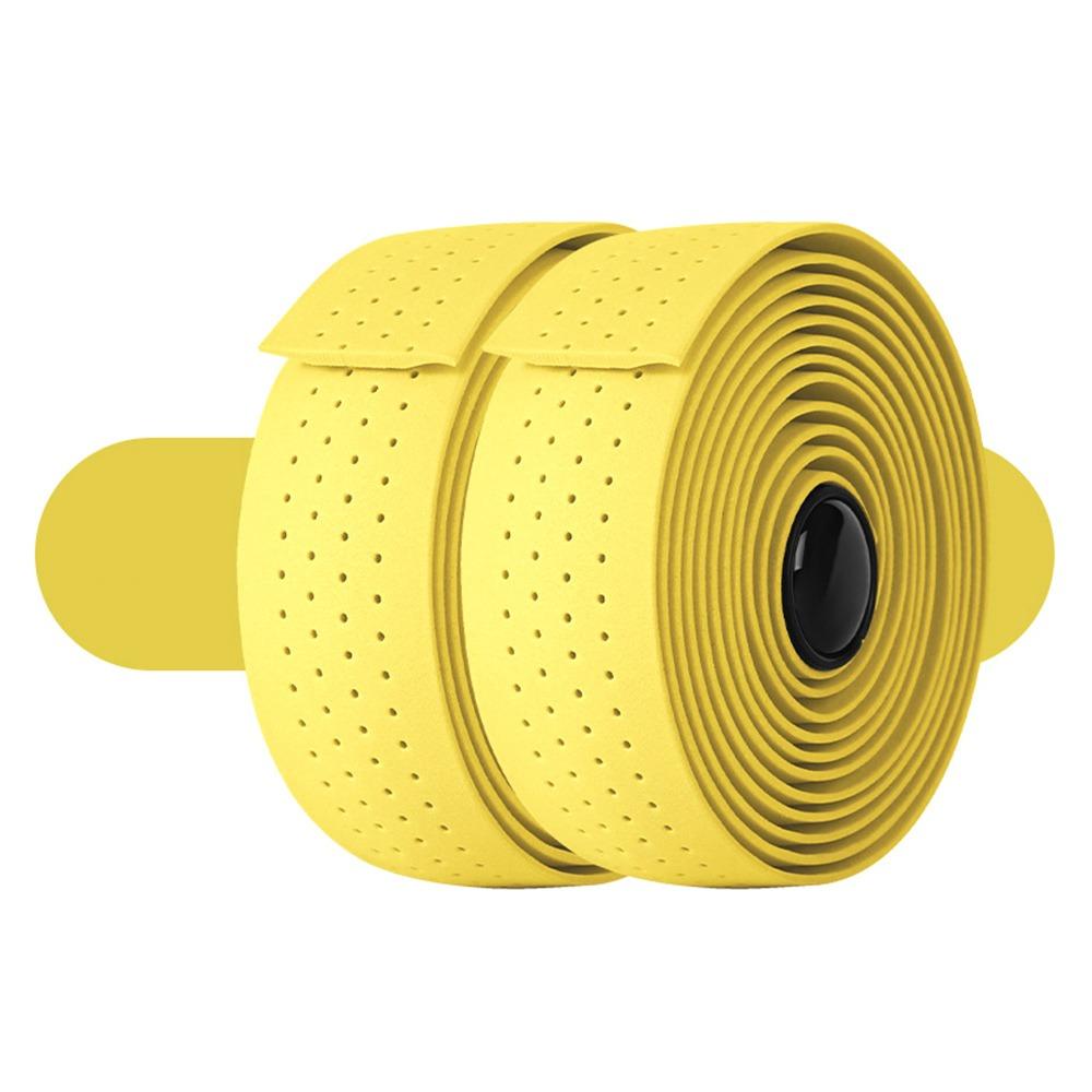 2 Rolls Anti-Vibration Bike Handlebar Tape Sweat Absorbing PU EVA Bike Bar Tape Anti-fouling Breathable Bicycle Handle Bar Tape
