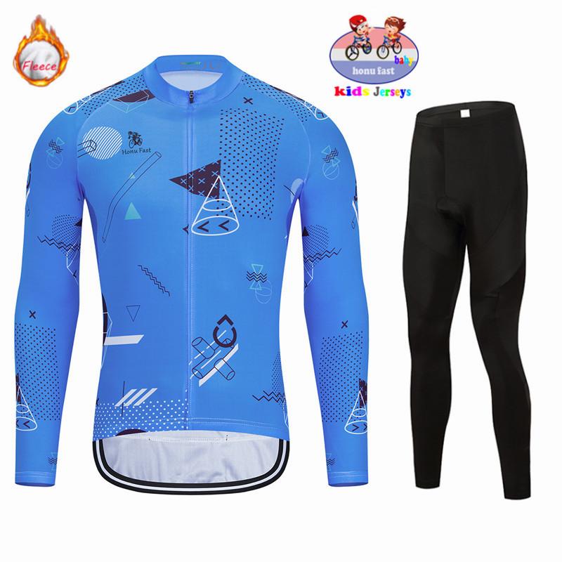 2026 Set Maglia da Ciclismo Termica in Pile a Manica Lunga Invernale per Bambini Mantieni Caldo Abbigliamento per Bicicletta Balance Bambini Body Imbottiti per Neonati
