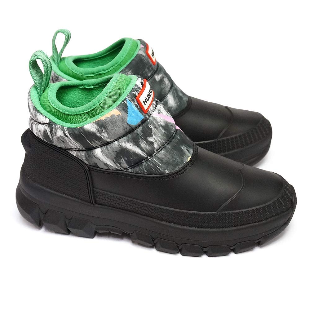 Hunter Original Insulated Snow Ankle SOM Camo UK 5 WFS2049WWU Women's Boots, (Storm Print), (24.0cm),