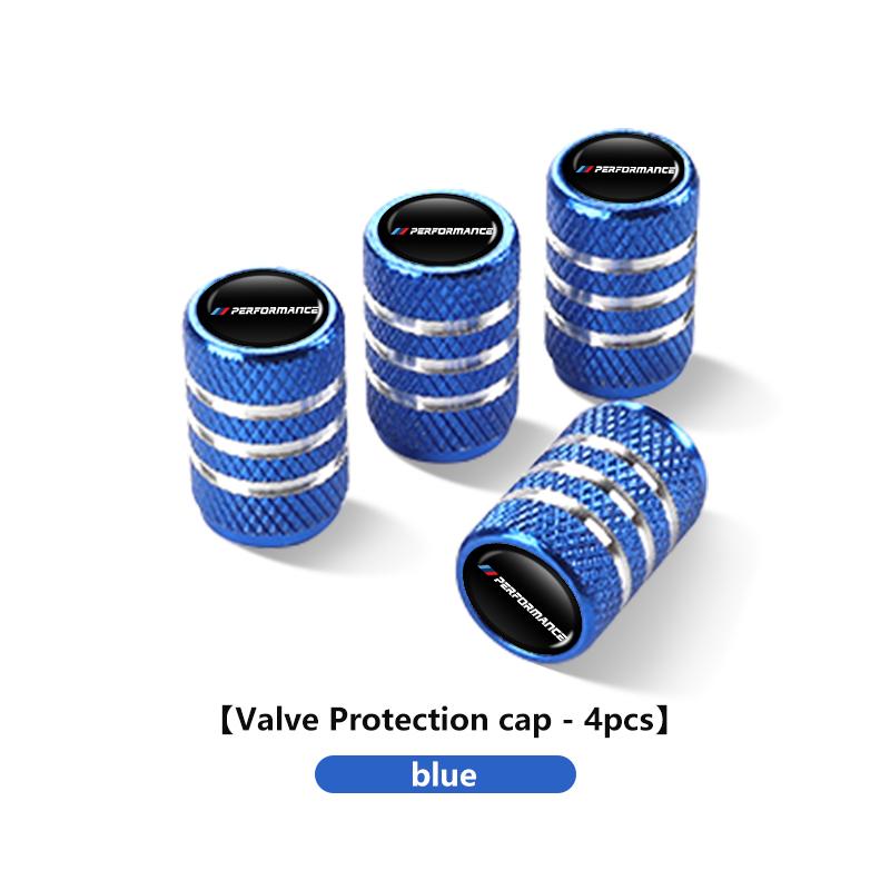 For BMW 4Pcs Car Wheel Air Valve Dust Cap Tire Valve Stem Cover Auto Accessories E90 E60 E46 E39 F30 F10 E87 X3 X4 X5 X1 G30 G20