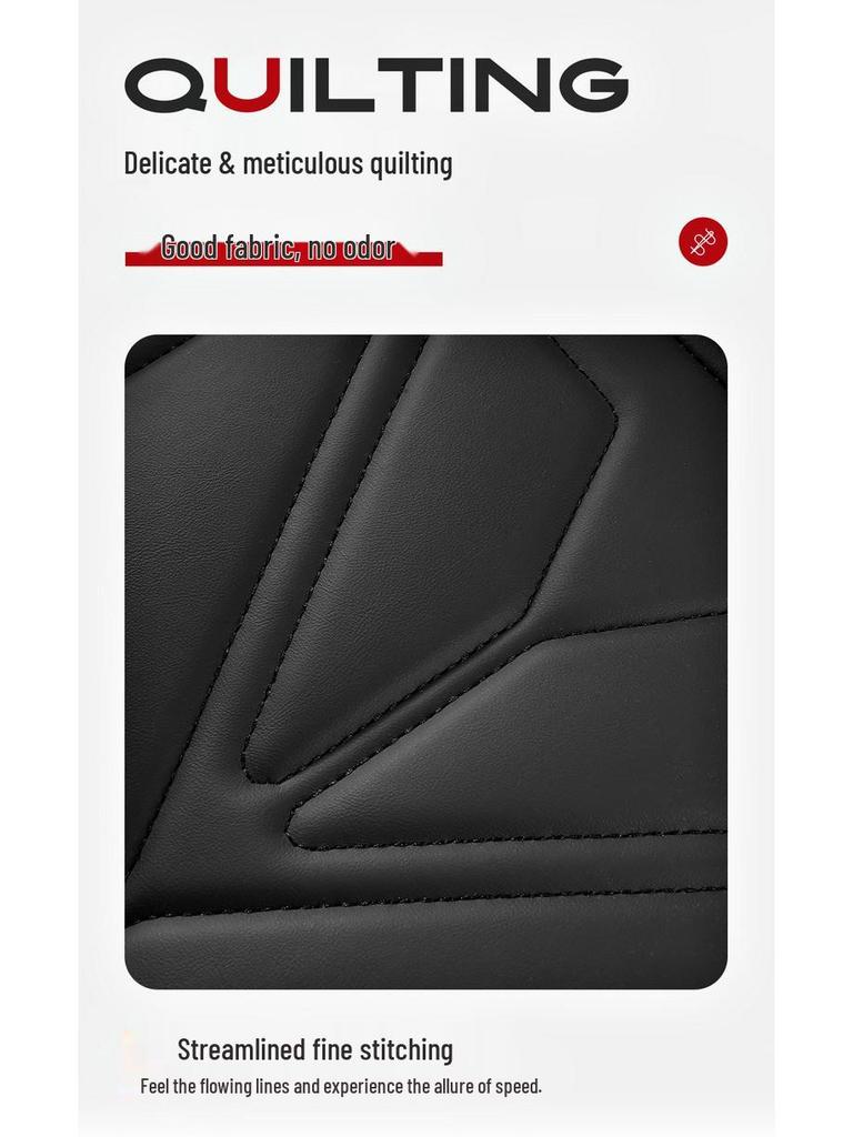 Universal Leather Car Seat Cushion for 5-Seaters - All-Season Fit