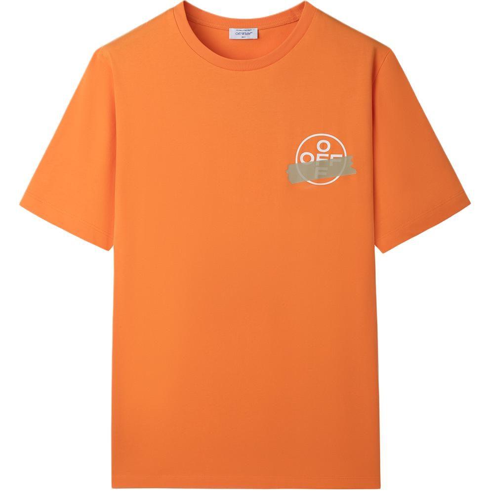 OFF WHITE Slim Fit Tape Arrows T Shirt OMAA038R201850021948
