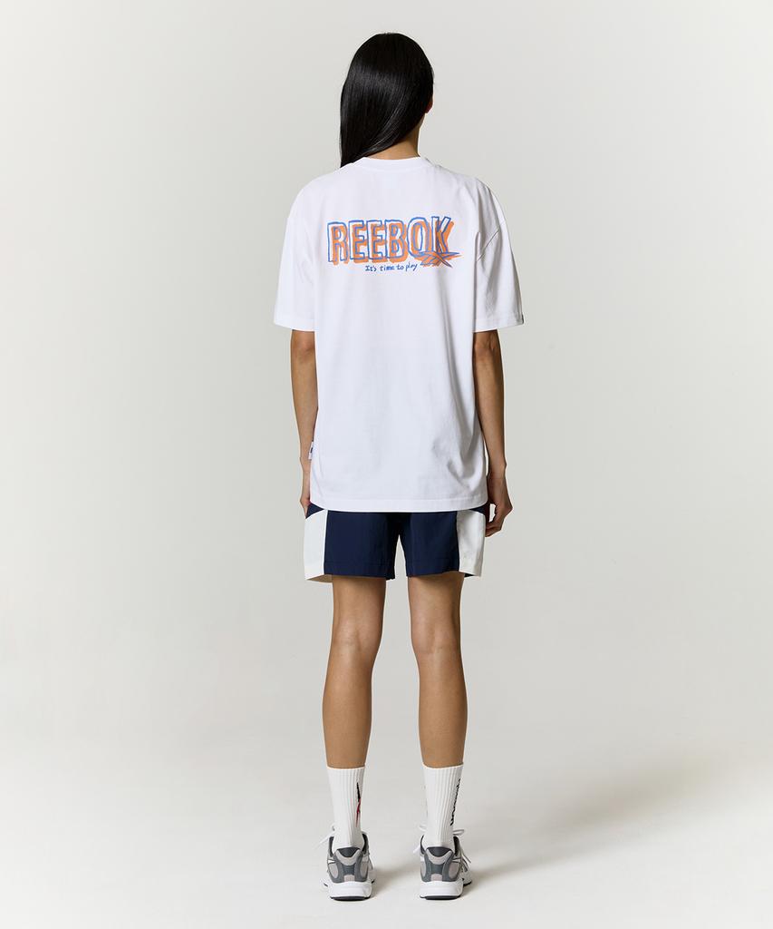 REEBOK Ice Cotton Graphic T-Shirt - White