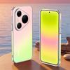 High-end Premium Case For Huawei Pura 90 Pro Max /Pura 90 Pro Acrylic Gradient Luminous Backboard Straight Gradient Frame Cover