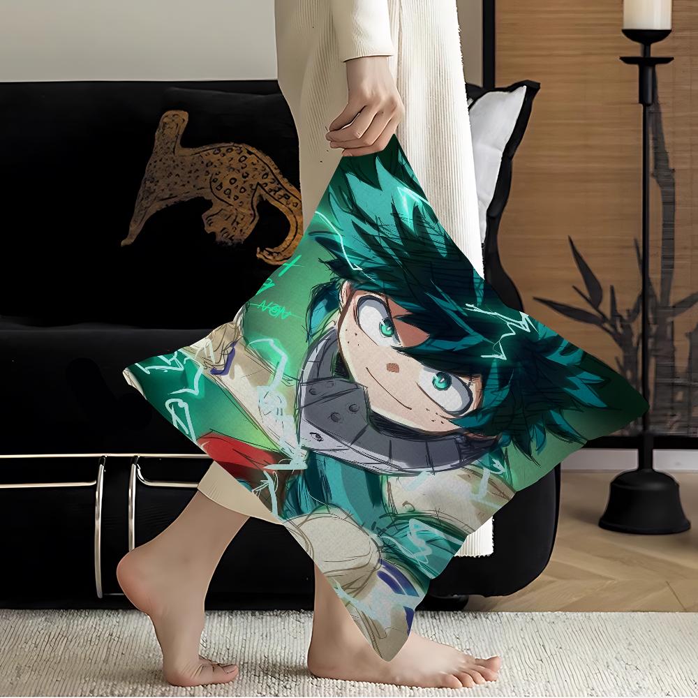 Midoriya Izuku Deku My Hero Academia Ahorn Design Kissenbezug Glückliche Herbsternte Dekoration Feiertagsdekoration Kissenbezug