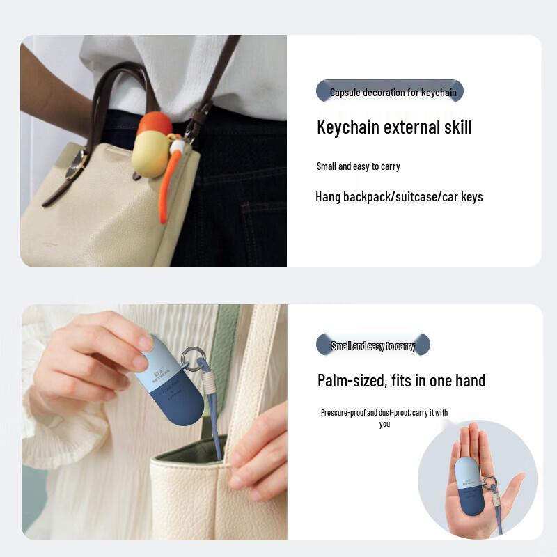 HEZHENG Capsule 2-in-1 Eye Mask and Earplug Set
