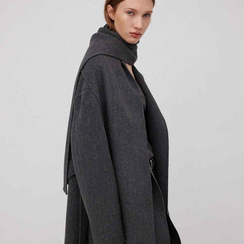 

HAVEC Fine wool muffler / Grey Grey