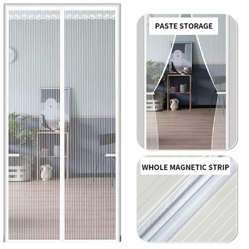Summer Mosquito-Proof Mesh Screen Door Curtain Anti Mosquito Net Door Screen Auto Mesh Magnetic Screen Door