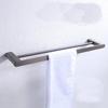 Cmaos Gunmetal Grey Double Towel Bar Set