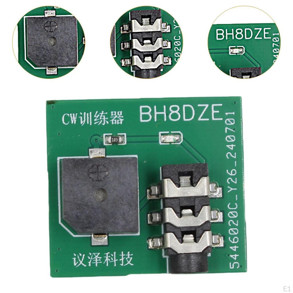 Manual CW Practice Tool Train, Morse Code Oscillator Training Aid with Buzzer