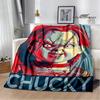 Horror movie Cult of Chucky Flange Warm blanket Soft and comfortable blanket picnic bed linings birthday gift