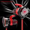 Hobbyant RX3 3.5mm Wired Gaming Earphones with Microphone, Earphone Headphones, Noise Reduction Headset - Color: Red
