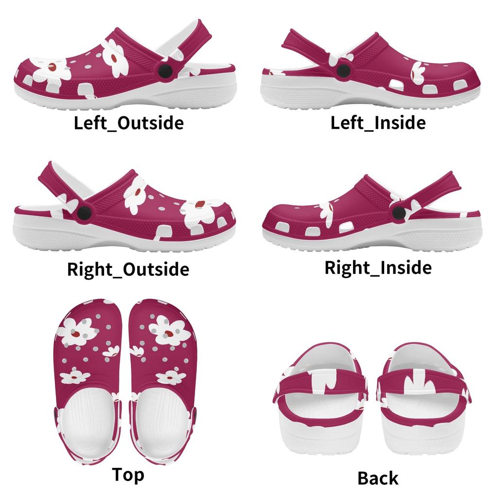 Fashion Printed EVA Clogs Women Men Ventilated Breathable Slip On Summer Sandals Casual Shoes Soft Sole Daily Walking Leisure Wear