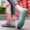 Fashion New Rain Boots Women's Sliding Sleeves Women's Rain Boots Anti Slip Waterproof Women's Home Short Boots Botas Mujer