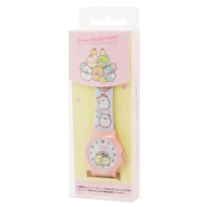 Sumikkogurashi Ebiten's Tail Plastic Case Watch Blue