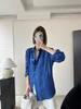 Women's Loose Cotton Linen Summer Sun Protection Shirt - White, Long Sleeve Cardigan