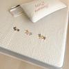 Sleeping Grid Home Cool Feeling Silk Embroidered Latex Cooling Mat