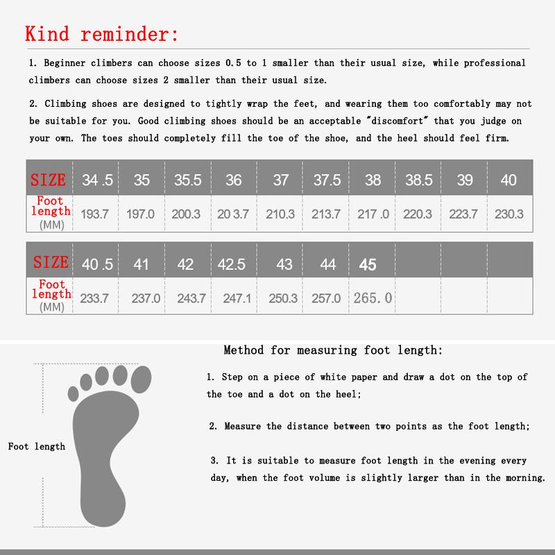 Men's Women's Competitive Rock Climbing Shoes Indoor Outdoor Climbing Shoes Professional Rock-Climbing Bouldering Training Shoes