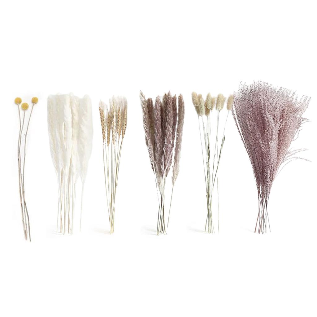Fashion Mini False Flower Artificial Fluffy Simulation Boho Style Simulated Pampas Grass Fake Flower For Home Party Decorative