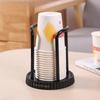 Adjustable 360 Degree Rotating Desk Cup Holder Clamp Anti-Spill Anti-Fall Table Edge Mounted Coffee Mug Holder Organizer