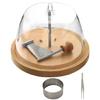 Metal Cheese Twist Cutter Including Wooden Stand And Useful Additions For Eye Catching Dessert Presentations