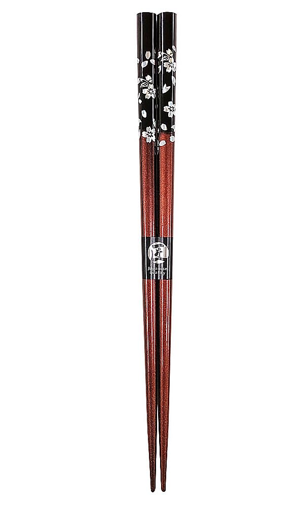 Silver Cherry Unisex Paulownia Box and Wrapping Thank 60th Respect for the Aged Day Chopsticks, Blossom, Red, Size, Included, Present, You,
