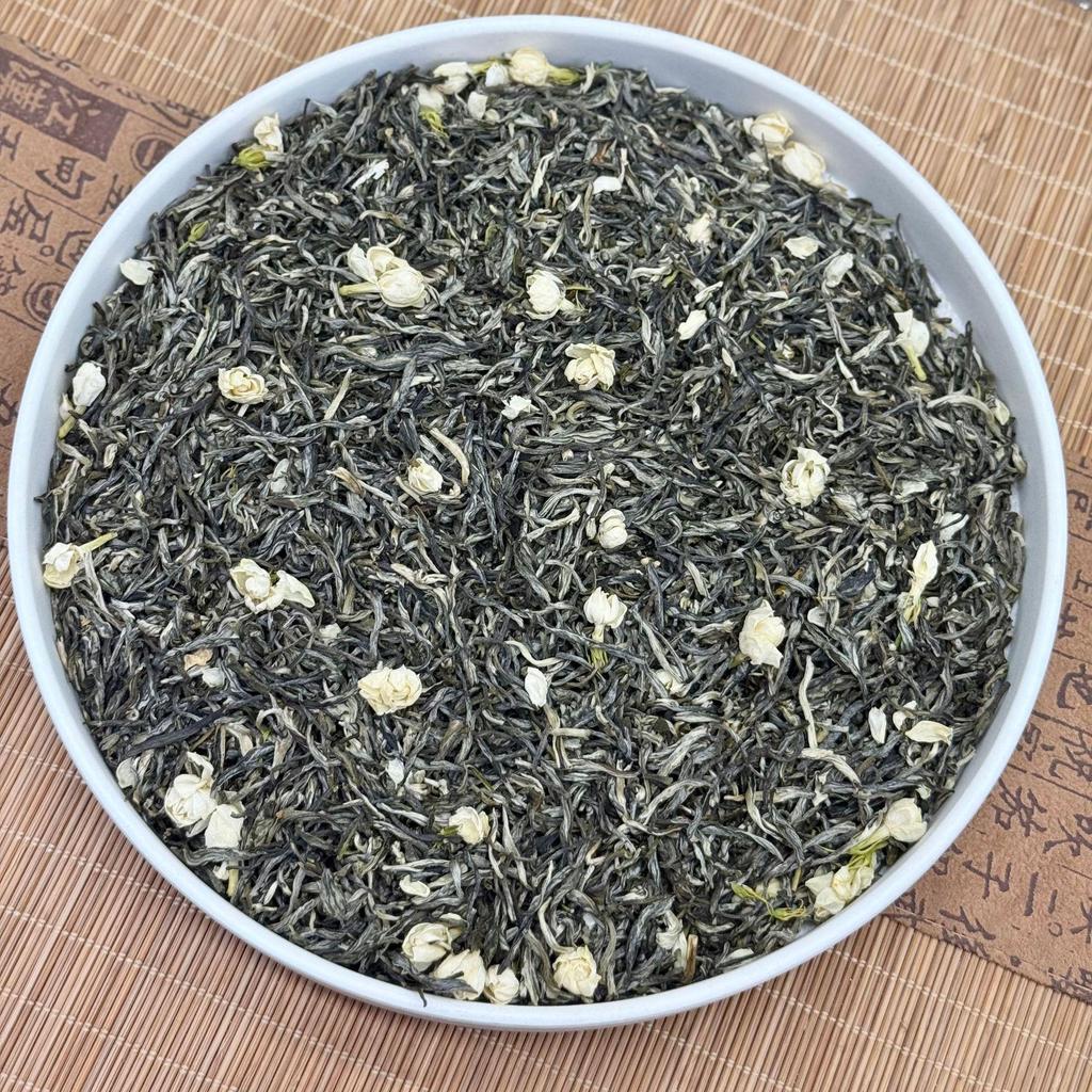 Guangxi Hengxian Jasmine Flower Tea Premium Snow Bud White with Rich Aroma