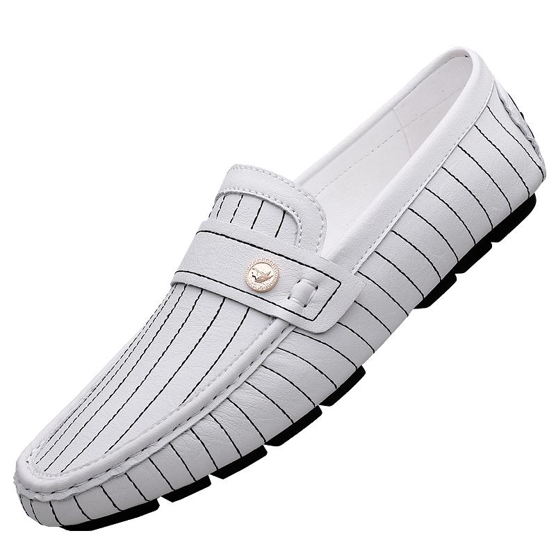 

Брендовые высококачественные мужские повседневные туфли, роскошные кожаные туфли на плоской подошве, дизайнерская обувь для свадьбы, мужские мокасины, мужские лоферы на мягкой подошве 45 белый
