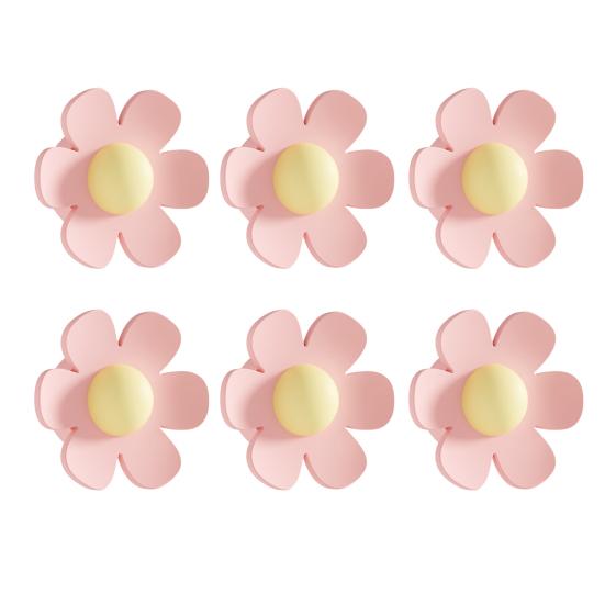 1/6 ks Kryt odtoku přepadového otvoru dřezu Silikonový Kuchyňský Koupelnový Umyvadlový Přepadový Odtokový Otvor Květinová Zátka Vložka Těsnicí Kryt