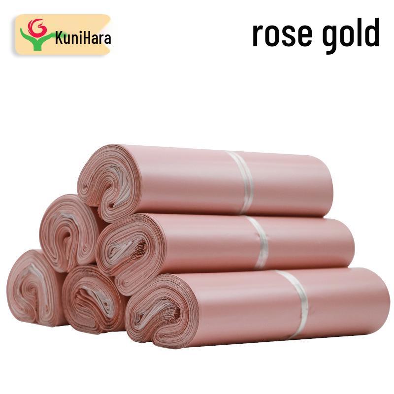 Rose Gold Waterproof Express Packaging Bag for Clothing