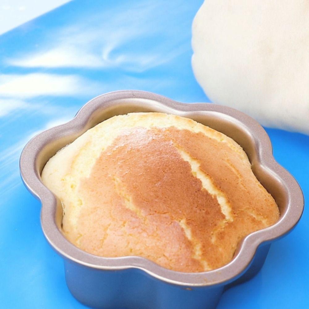 Anti-rust Floral Shape Cake Pan 6/8inch Carbon Steel Bread Mold Baking Tray  Dessert Making