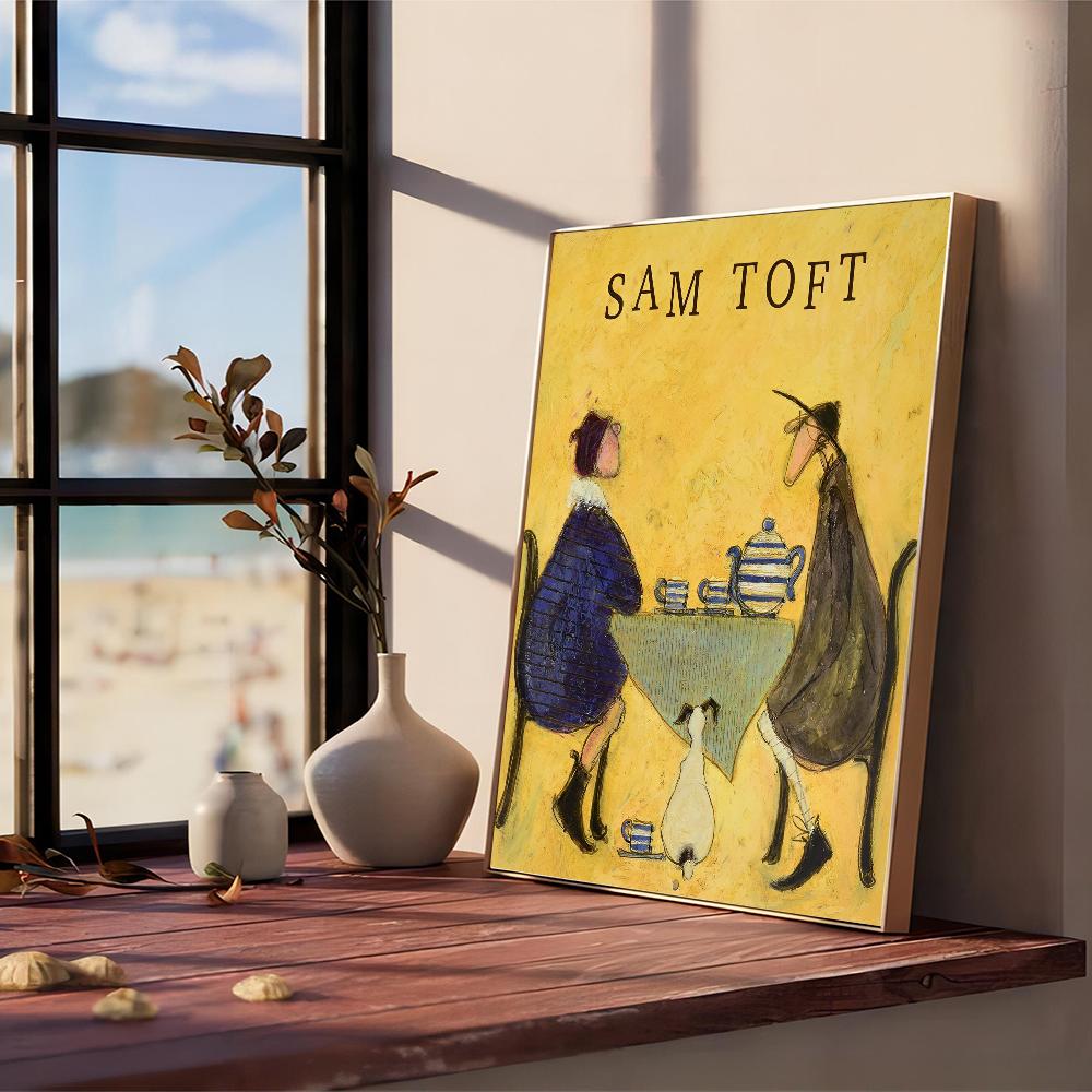 Sam Toft Kunst Klassische Filmposter Ausgefallener Wandaufkleber für Wohnzimmer Leinwanddrucke Bar Dekoration Zimmer Wanddeko