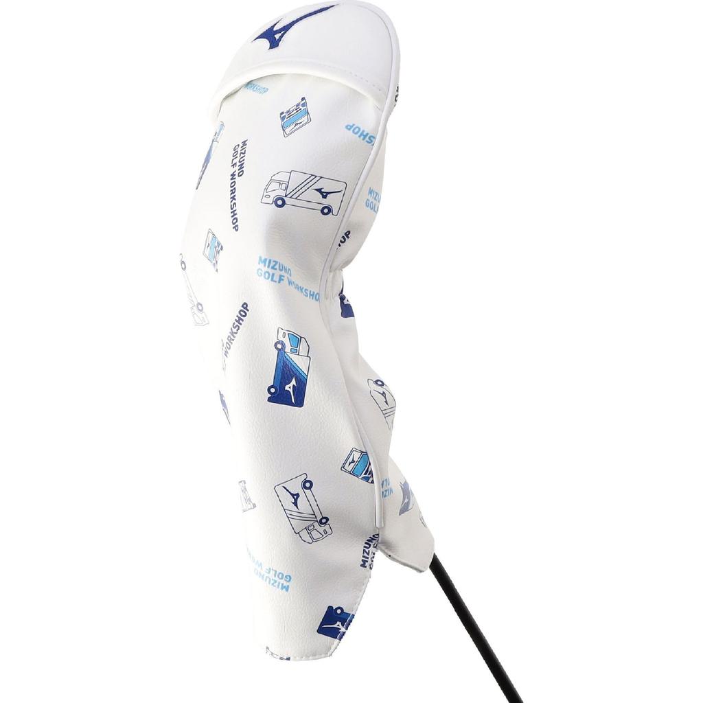 MIZUNO Golf Tour Car Headcover for 5LGH2631 Driver, Unisex, White,