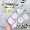Dreieckiger Marshmallow-Luftkissen-Puderquaste: Superweiches Schwamm-Make-up-Tool