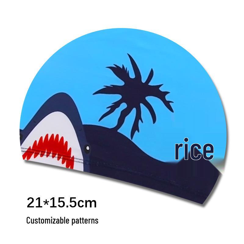 Söta tecknade badmössor för barn med öronproppar - Lös passform för pojkar och flickor