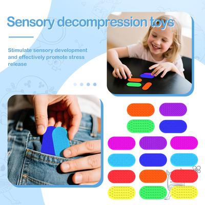 Çocuklar İçin Duyusal Tabletler, Stres Giderici Oyuncaklar, Silikon Stres Giderici Oyuncaklar Kidstoys
